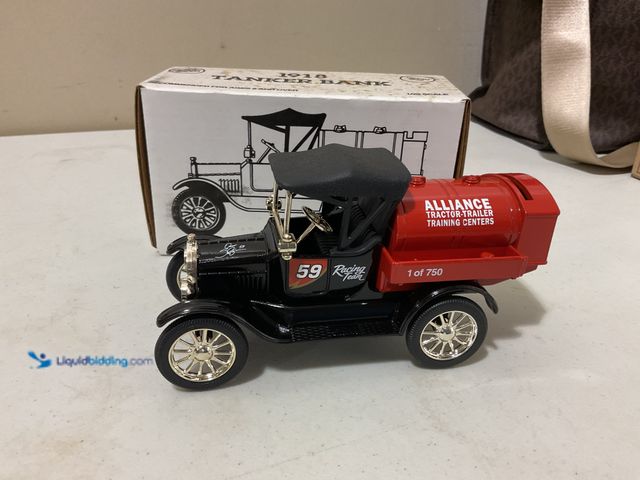Lot 49-5467755 - Other BRAND NEW 1/25 SCALE DIECAST CAR IN BOX 1918 TANKER BANK #59 ALLIANCE RACING 1 OF 750