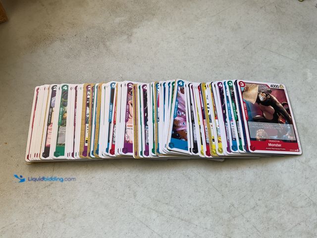 Lot 49-5515506 - Other LOT OF 100+ ONE PIECE COLLECTIBLE TRADING CARDS VARIOUS YEARS AND TYPES LOADED WITH GREAT CARD...