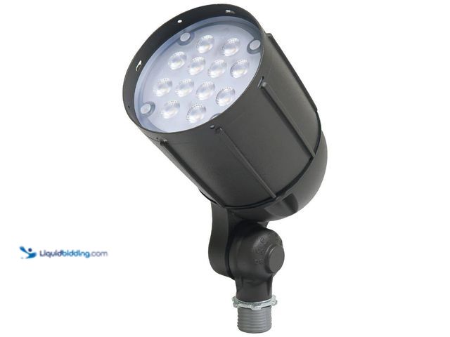 Lot 49-5543712 - QTY 2 - Commercial Electric
12W Line Voltage Bronze Integrated Outdoor LED Bullet Flood Light and A...