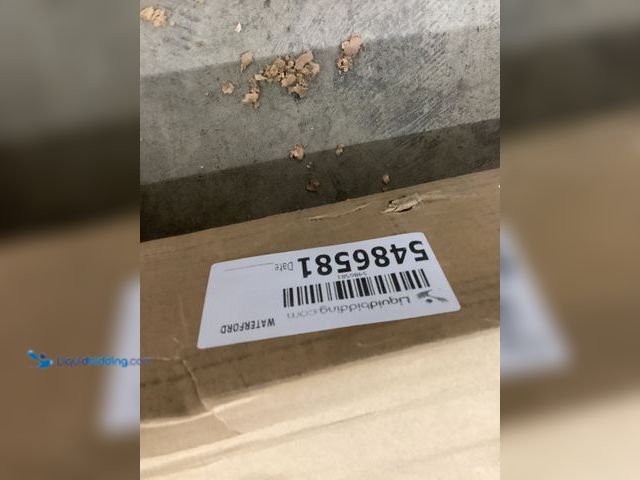 Lot 49-5486581 - Shower Door Item#: SZFG6122-BN5476, 54x76'' (Brushed Nicked) Item is Factory Sealed, dented metal, w...