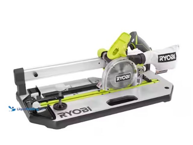 Lot 49-2004182 - RYOBI ONE+ 18V 5.5in. Cordless Flooring Saw with Blade (Tool Only), Model # PGC21B, Slightly used, U...