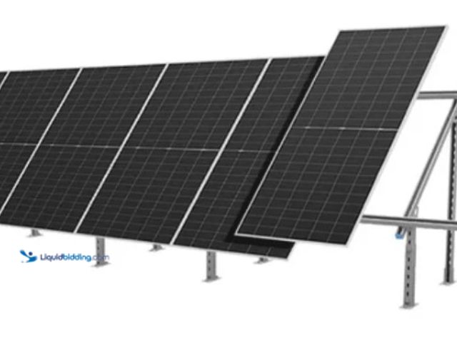 Lot 49-3639394 - Sungold Power Modular Ground Mount Brackets for (2) 400W–590W Solar Panels (Sold Separately) | Heavy...