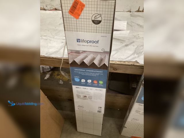 Lot 49-5551479 - Lifeproof 100 sq. ft. 3.9 ft. x 25.7 ft. x 0.059 in. Universal Underlayment for QuicTile, Vinyl Plan...