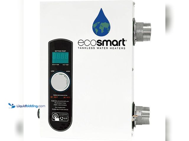 Lot 49-5560090 - EcoSmart
27 kW 5.27 GPM 240-Volt Tankless Electric Swimming Pool Water Heater. Model # SMART POOL 2...