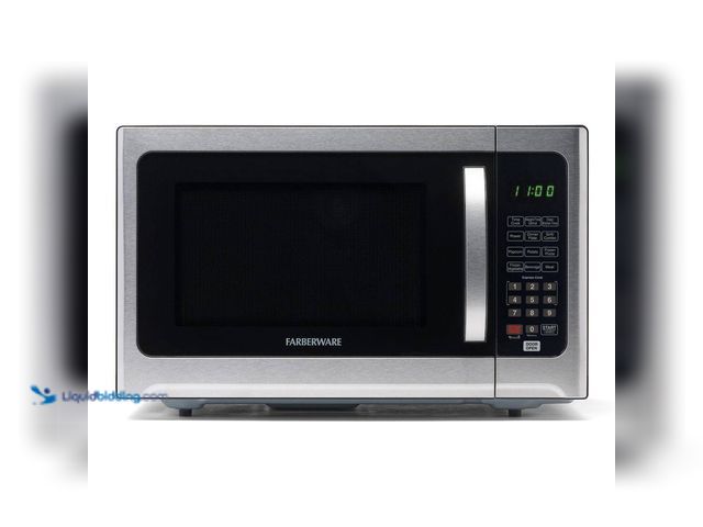 Lot 49-5463538 - Farberware
Professional 1000 Watt 1.2 cu. ft. Stainless Steel Countertop Microwave and Grill Oven U...