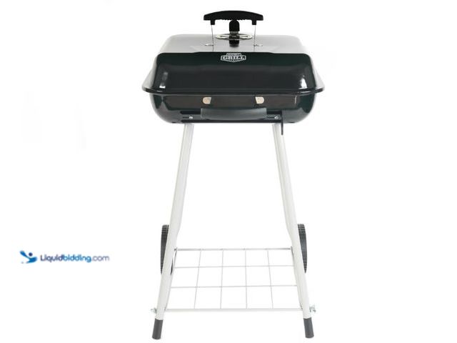 Lot 49-5556861 - Expert Grill 17.5 Inch Charcoal Grill with Wheels and Adjustable Dampers. Unused