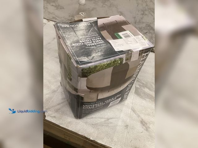 Lot 49-5483862 - Hampton Bay Chat Set Outdoor Patio Cover. Model # 792233-C. Unused