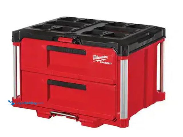 Lot 49-5486808 - Milwaukee
PACKOUT 22 in. 2-Drawer Tool Box with Metal Reinforced Corners Internet # 315059770
Mode...