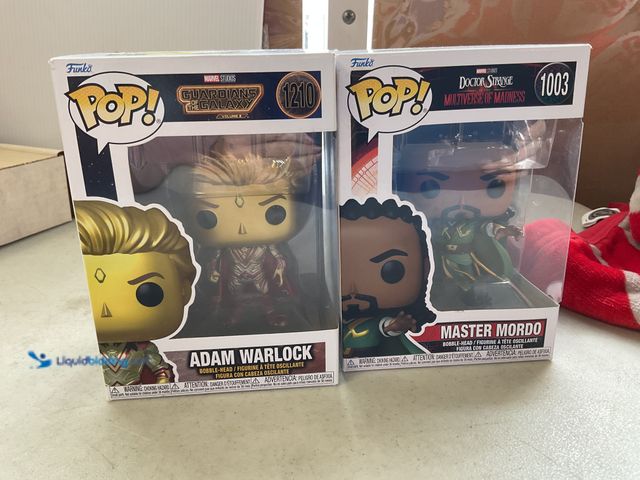 Lot 49-1505045 - COLLECTIBLE LOT OF FUNKO POP FIGURES IN ORIGINAL BOXES INCLUDING ADAM WARLOCK #1210 AND MASTER MORDO...