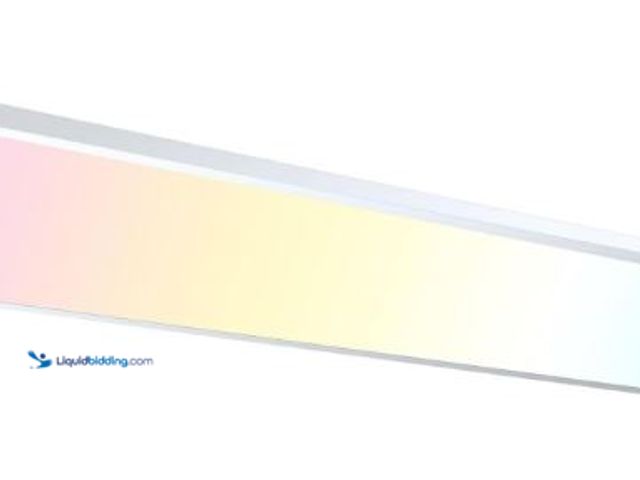 Lot 49-1517392 - AIKVSXER 1x4 LED Flat Panel Light Surface Mount Ceiling Light, 5500LM 50W TRIAC 10-100% Dimmable, 30...