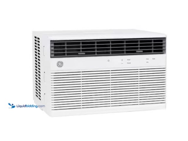 Lot 49-1630649 - GE 8,000 BTU Smart Window Air Conditioner (for 350 sq. ft.) in White with Wi-Fi and Remote Model # A...