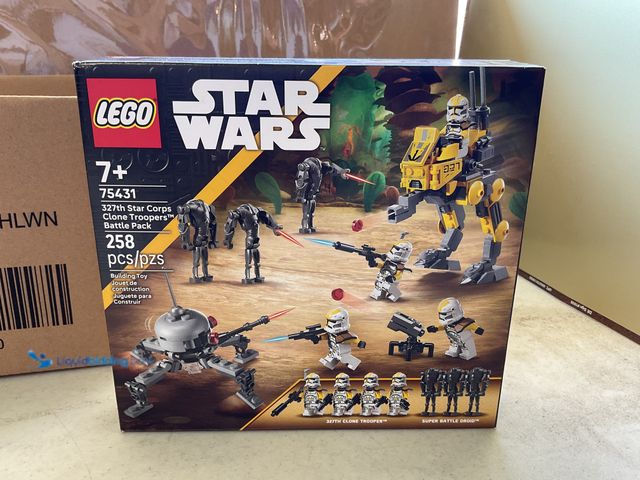 Lot 49-5515067 - BRAND NEW LEGO STAR WARS 327TH STAR CORPS CLONE TROOPERS BATTLE PACK 75431