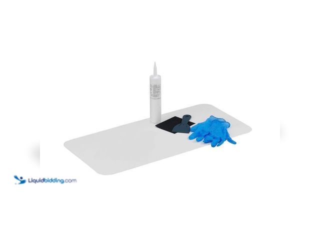 Lot 49-5435578 - 14-1/2 in. W x 32 in. L Bathtub Floor Repair Inlay Kit, White Unused