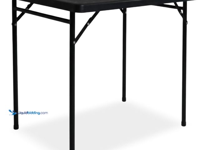 Lot 49-5553621 - 3ft Rectangular Folding Table for All-Occasion, Foldable Table with HDPE Tabletop and Steel Legs, Du...