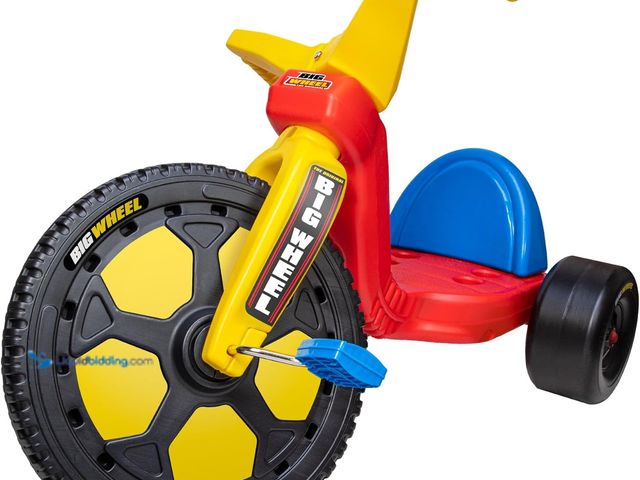 Lot 49-5487755 - Schylling Big Wheel Chopper - BWCHP - Low-Riding Tricycle with Adjustable Seat for Growing Child up ...