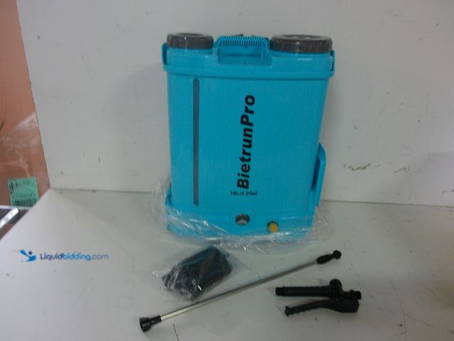 Lot 49-3600313 - 4.2 Gallon Battery Powered Backpack Sprayer with Auto Mixing, 4H Continuous Spraying, 100 PSI Backpa...