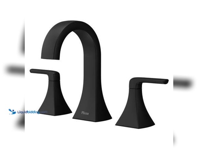 Lot 49-5546339 - Pfister Bruxie 8 in. Adjustable Widespread Double Handle Bathroom Faucet with Drain Kit Included in ...