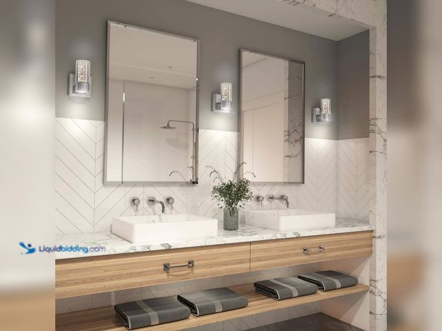 Lot 49-3529077 - Artika
Essence 4.3 in. 1-Light Chrome Modern Dimmable Integrated LED Wall Sconce for Bathroom with ...