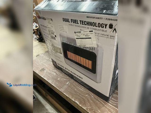Lot 49-3540094 - Mr. Heater
30,000 BTU Vent Free Radiant Natural Gas or Propane Dual Fuel Space Heater (attachments ...