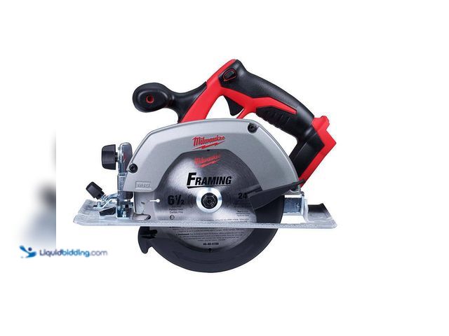 Lot 49-5435567 - Milwaukee
M18 18V Lithium-Ion Cordless 6-1/2 in. Circular Saw (Tool-Only) (tested works) (scuffs an...