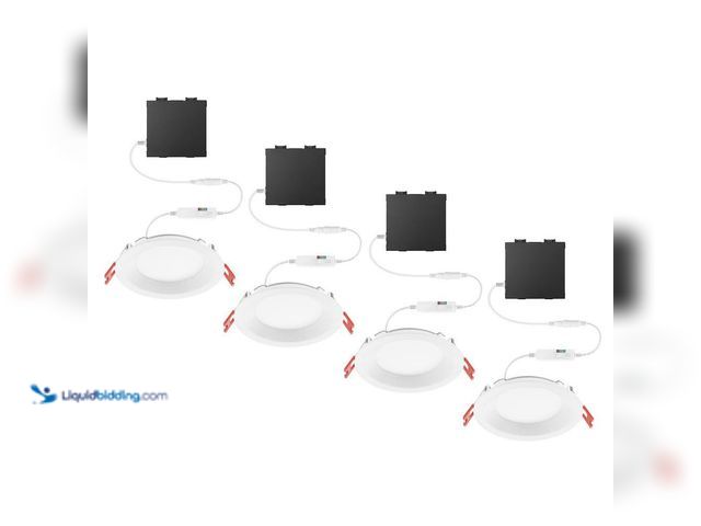 Lot 49-5413118 - Commercial Electric
Premium Series 4 in. LED, 2-Level Lumen Select, Baffle Canless Recessed Light, ...