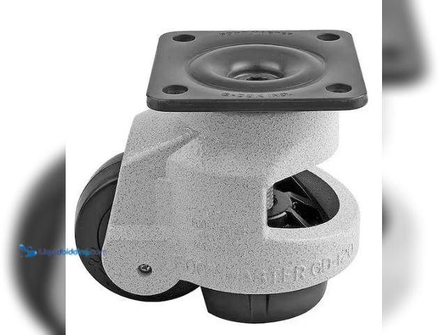 Lot 49-1577031 - (3) Count Foot Master GD Series 3 in. Nylon Swivel Iconic Ivory Plate Mounted Leveling Caster with 2...