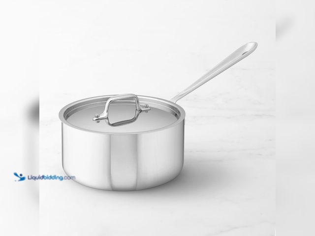 Lot 49-3536491 - All-Clad Stainless Sauce Pan - 3 qt. Model: 4203R SC. Unused