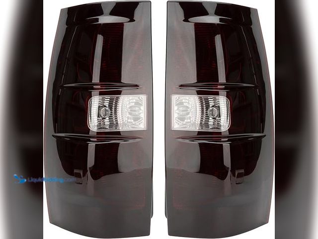 Lot 49-5459768 - Tail Light Assembly Compatible With 2007-2014 Chevy Tahoe/Suburban Driver and Passenger Side Smoke R...