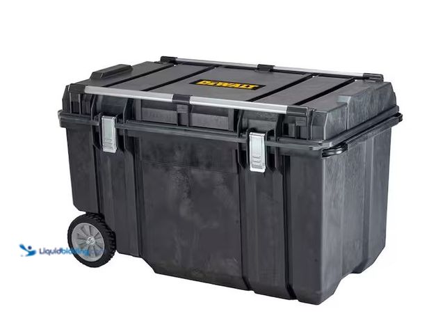 Lot 49-5551563 - DEWALT
Tough Chest 38 in. W 63 Gal. Polypropylene Rolling Tool Box, Used with scuffs