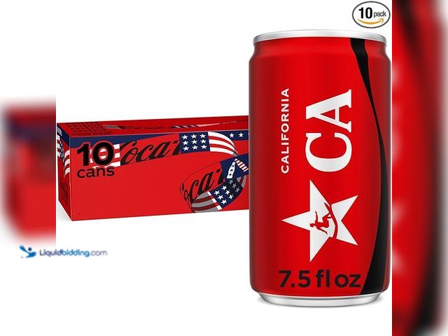 Lot 49-5545192 - Coca-Cola Zero Sugar Soda Soft Drink Fridge Pack Mini Cans, 7.5 fl oz, 10 Pack EXP11/2025 asinB07PGY...