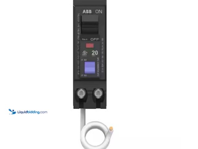 Lot 49-5542474 - ABB
20 Amp Single-Pole Dual Function Arc Fault/GFCI Breaker (THQL1120DFA), Unused