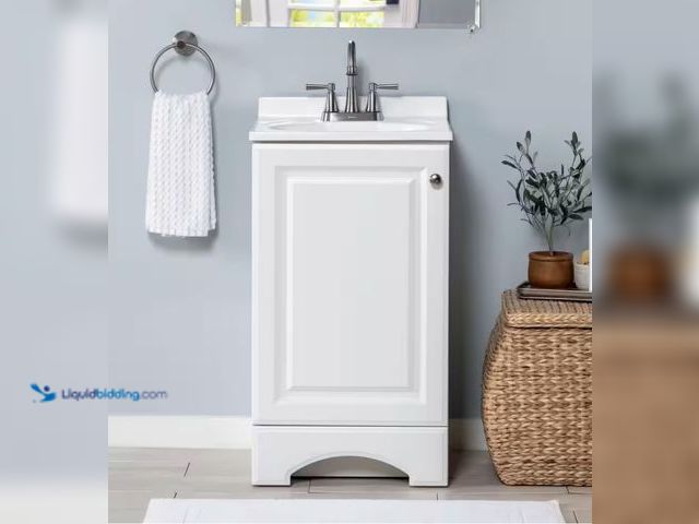 Lot 49-1814373 - Glacier Bay 19” Bathroom Vanity (no top) new without box