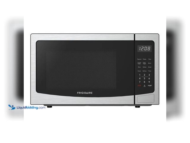 Lot 49-5542673 - Frigidaire 1.1 cu. ft. 1000 W Countertop Microwave in Stainless Steel Unused