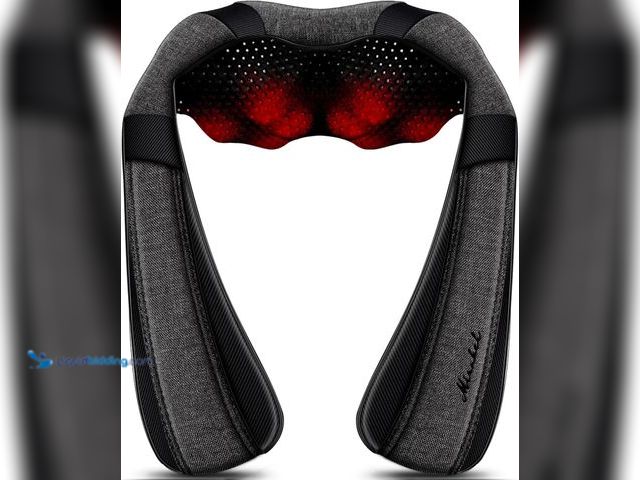 Lot 49-5437171 - Mirakel Shiatsu Neck & Back Massager with Heat - Deep Tissue Neck, Back & Shoulder Pain Relief - Erg...