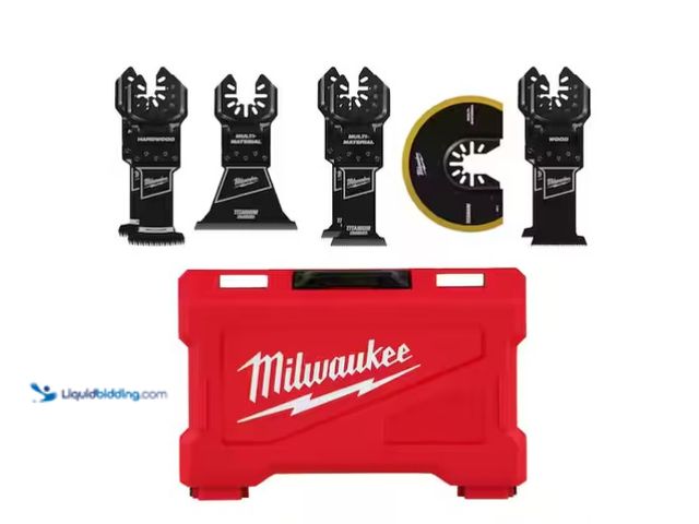 Lot 49-1575495 - Milwaukee Oscillating Multi-Tool Blade Kit (8-Piece), Model # 49-10-9212, Unused  Ref#LBRELIST