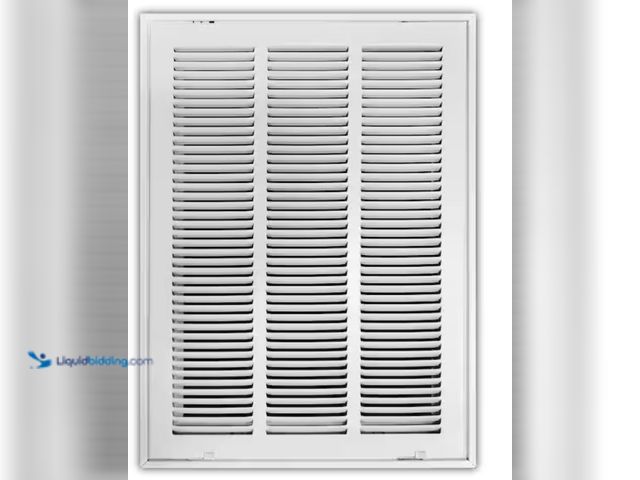 Lot 49-1623774 - Everbilt 14 in. x 20 in. Steel Return Air Filter Grille in White, Model # E190RF14X20, Unused.  Ref#...