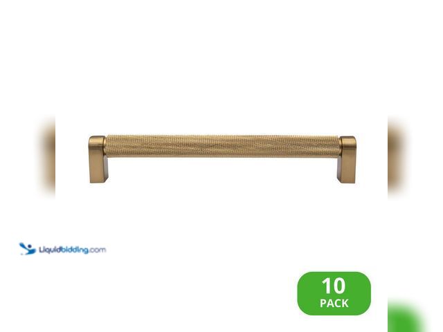 Lot 49-5435934 - Sumner Street Home Hardware
10-Pack Kent Knurled 7 in. (178 mm) Center-to-Center Industrial Satin B...