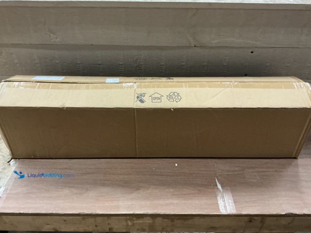 Lot 49-3510597 - 5 Light Matte Black Vanity Light with White Glass Shades and No Bulbs Included for Bathroom New (no ...