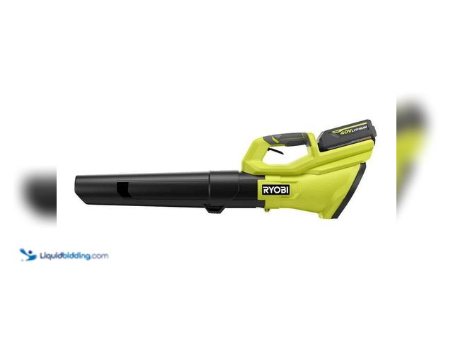 Lot 49-5552049 - RYOBI
40V 120 MPH 550 CFM Cordless Battery Leaf Blower. Model # RY40LB01K. NO battery NO charger.Un...