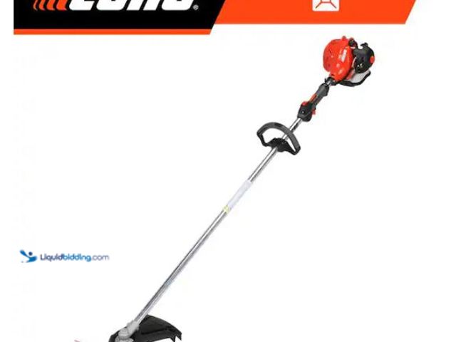Lot 49-1624354 - ECHO 21.2 cc Gas 2-Stroke Straight Shaft String Trimmer Model # SRM-225, Used, Has Compression, Scuf...