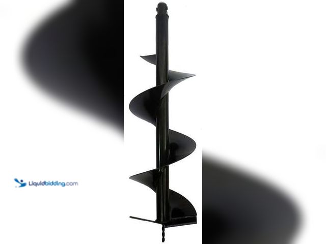Lot 49-5407693 - XtremepowerUS Auger Digging Bit 10" for Post Holes Replacement Earth Digger Planting Drill. Model: 6...