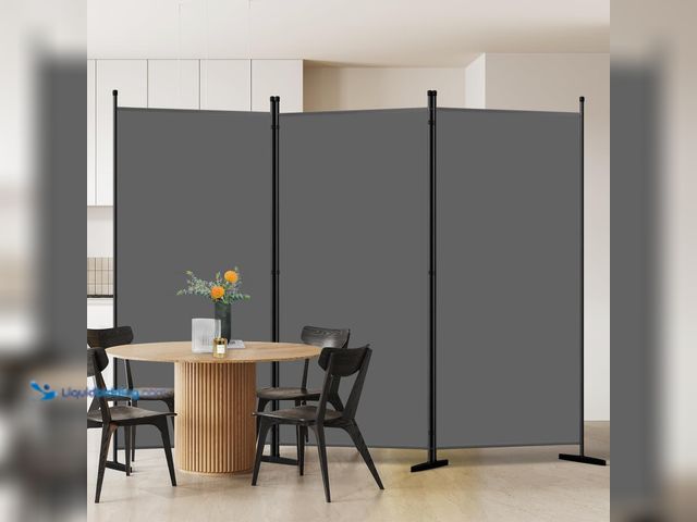Lot 49-5406710 - AKTOP 3-Panel Room Divider, Freestanding Wall Divider for Room Separation, Folding Privacy Partition...
