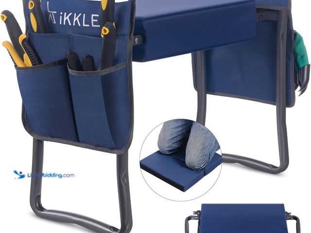 Lot 49-5408439 - Patented Garden Kneeler and Seat Heavy Duty, Upgraded Garden Bench with Thicker Wider Soft Detachabl...