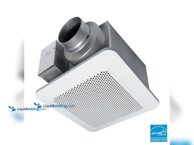 Lot 49-5581599 - Panasonic Whisper Choice Auto DC Pick-A-Flow 80/110 CFM Ceiling Bathroom Exhaust Fan with Humidity S...
