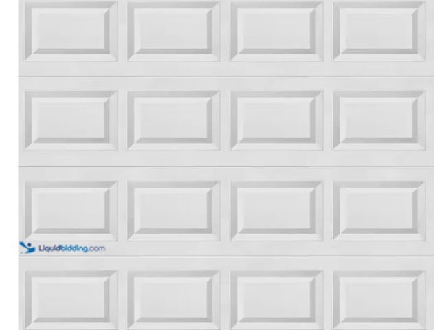 Lot 49-1516530 - Clopay Classic Steel Short Panel 8 ft x 7 ft Non-Insulated White Garage Door without Windows, model ...