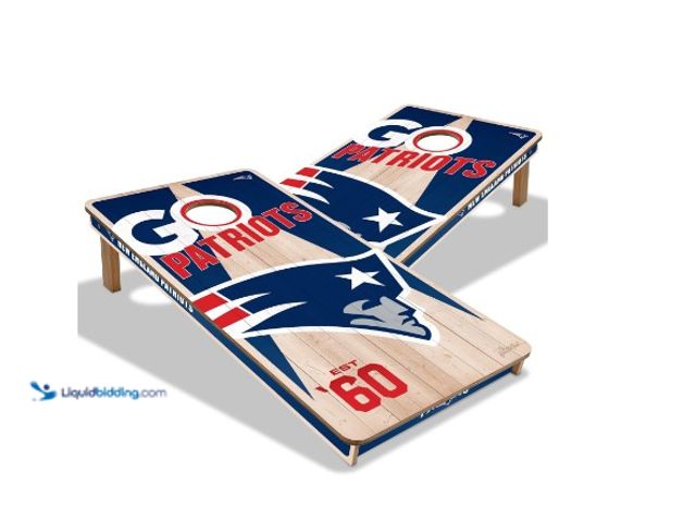Lot 49-5410433 - YouTheFan NFL 2’ x 4’ Professional Wood Cornhole Game. [ASIN: B0DF32HJMQ] Unused