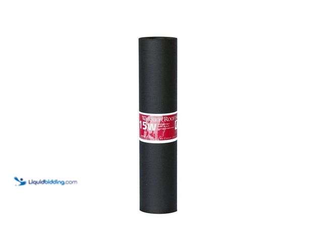 Lot 49-5552246 - Warrior Roofing
15 432 sq. ft. Felt Roof Deck Protection. Model # D406-0. Unused with scuffs