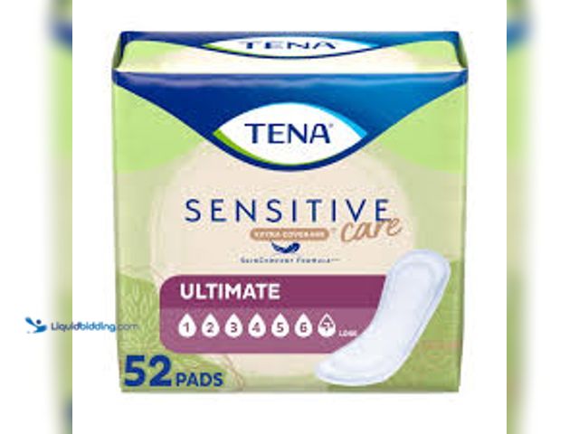 Lot 49-5541956 - Tena Sensitive Care Incontinence Pads, Postpartum & Bladder Control Pads for Women, Ultimate Absorbe...