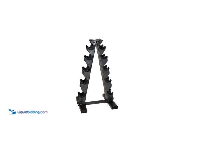 Lot 49-5551954 - CAP Barbell A-Frame Dumbbell Weight Rack - Black, Unused