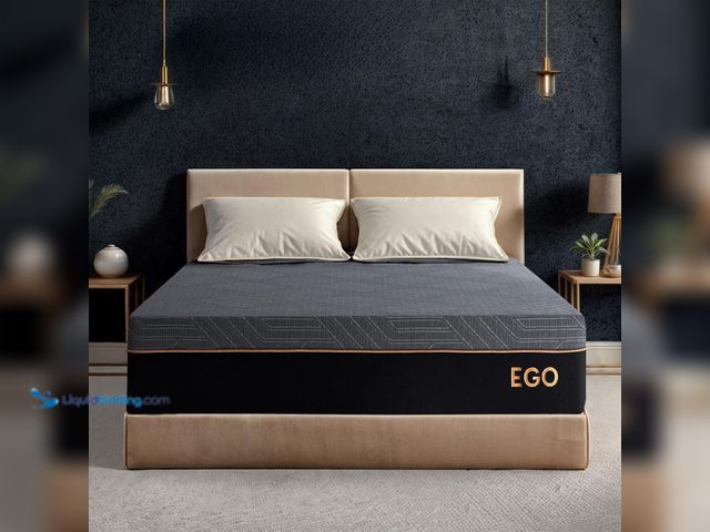 Lot 49-5488314 - EGOHOME 12 Inch Queen Mattress, Copper Gel Cooling Memory Foam for Back Pain Relief, Therapeutic Bed...